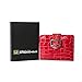 ID Stronghold RFID Wallet Leather Croco Mini Trifold for Women w/Best Protection