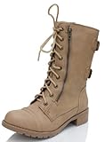 Soda Dome Mid Calf Height Women's Military / Combat Boots