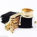 Ladovin 25Pcs Soft Velvet Pouches with Drawstrings for Jewelry Wedding Candy Gift Bags, 4.7
