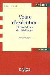 Voies d'exécution et procédures de distribution