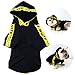 CT COUTUDI Yellow Stripe Black Pet Cat Dog Hoodies Clothes for Small Dogs Shirts Puppy Casual Pullover Outfits (L)