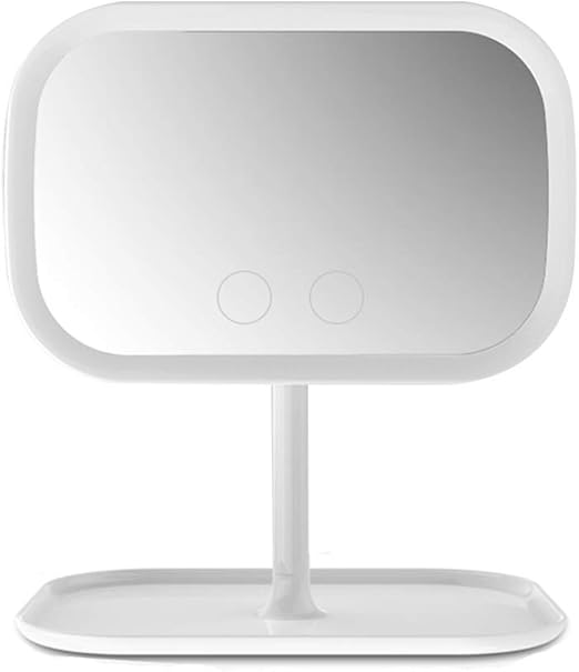 illuminated table mirror