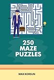 250 Maze Puzzles by Max Korsun