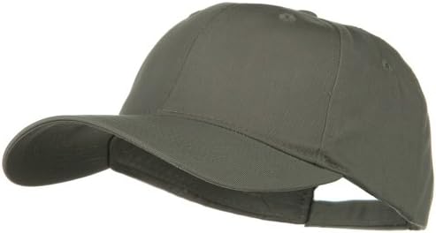 E4hats New Big Size High Profile Twill Cap - Grey (For Big Head)
