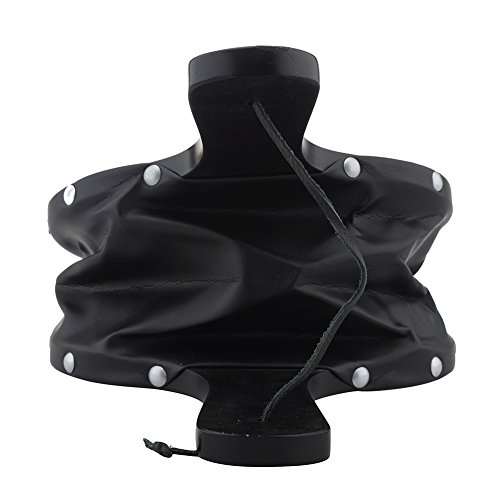 Antique Large Black 17.7"x7.7" Hardwood MDF Air Blower Fireplace wood coal smoker fires Bellows - Thumbnail 3