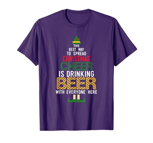 Photo 1 of ***GREY*** The Best Way To Spread Christmas Cheer Is Drinking Beer T-Shirt