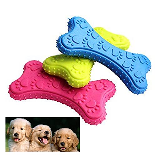 HK Online Pawprint DOG Chew Toy -PET Teething Toy, Build Strong Teeth & Gums, Dental DOG Training Toy (2 x PAW PRINT Chew)