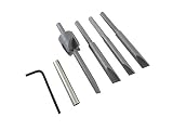 Taytools 508020 7 Piece Pen Turners Barrel Trimming System for 7 mm, 8 mm, 10 mm, and 3/8 Inches, Bores 3/4 Inch Diameter Cutter