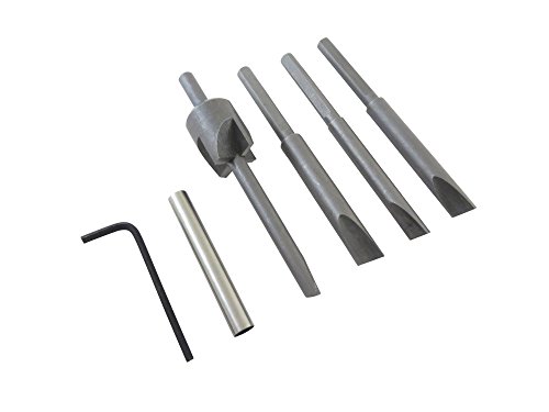 Taytools 508020 7 Piece Pen Turners Barrel Trimming System for 7 mm, 8 mm, 10 mm, and 3/8 Inches, Bores 3/4 Inch Diameter Cutter