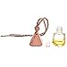 Gracefulvara 2pcs Air Freshener Car Printed Hanging Diffuser Bottle, 6ml Perfume Fragrance Bottle Random Color