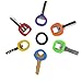 Pawfly Key Caps Tags, 32 Pcs, Silicone Key Cap Sleeve Rings Key Identifier Rings Label ID Perfect Coding System to Identify Your Key in 8 Different Colors