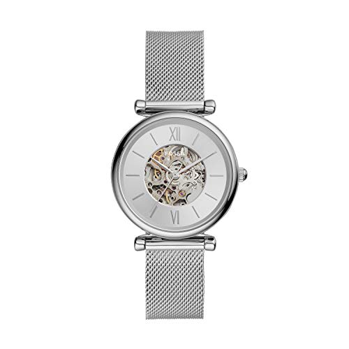 Fossil-Womens-Carlie-Automatic-Watch-with-Stainless-Steel-Strap-Silver-16-Model-ME3176