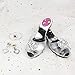 Princess Dress Up Set 4 Pairs of Shoes + Fashion Jewelry Accessories Little Girl Role Play Fashion Beauty Gift Set for Girls Ages 3-10 (4 Pairs Slippers and Jewelry Set)