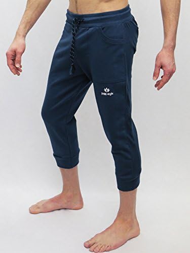 Qflex Warrior Yoga Pants for Men (Denim Blue) - Medium