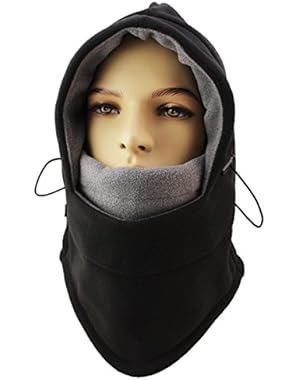 Heavyweight Balaclava Windproof Ski Face Mask for Men, Women and Children, Soft Warm Fleece Ear-Flap Winter Hat...