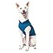 Gooby - Fleece Vest, Small Dog Pullover Fleece Jacket with Leash Ring, Deep Blue, Small