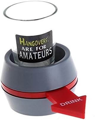 Fun Spinner Spin The Shot Roulette Glass Alcohol Drinking Game Party Gift