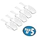 iDesign BPA-Free Plastic Multi-Purpose 2 Tablespoon Measuring Scoops - Clear (Set of 5)
