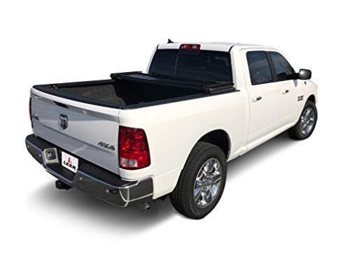 LEER Latitude | Fits 2009-2018 & 2019 Classic Style Dodge Ram, Bed Size 5'7" | Easy Install, Soft Tri-Fold Truck Bed Tonneau Cover