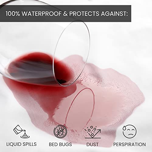 Everlasting Comfort Premium Zippered Waterproof Pillow Protector by