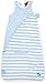 Love To Dream Inventa Sleep Bag/Wearable Blanket with Unique Vented Cooling System, Luxurious Super-Soft Cotton, Stylish Fashion Design, 1.0 TOG, 4-12 Months, Light Blue