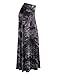 Made By Johnny MBJ WB1060 Womens Chic Tie Dye Palazzo Pants XL Black