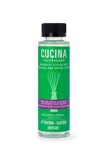 Cucina Perfume Decorative Diffuser Fragrance Refill (Oregano and Green Citrus)