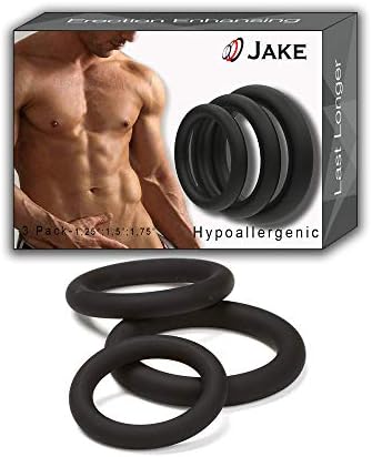 Exercise Bands - Set of 3 Different Size Black Rings - Flexible