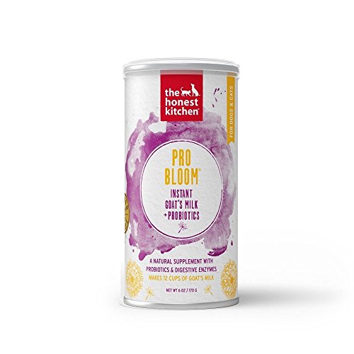 Honest Kitchen Pro Bloom Dehydrated Instant Goat's Milk with Probiotics for Dogs & Cats, 6 oz. Dehydrated Goats Milk