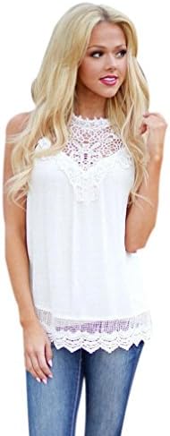 TLTL Women Vest Sleeveless Shirt Blouse Summer Casual Loose Tops