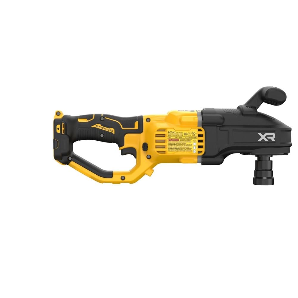 DEWALT 20V MAX* XR Brushless Cordless 7/16 in. Quick Change Compact Stud & Joist Drill (Tool Only) (DCD447B)