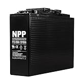 NPP FT12-100Ah Front Access Telecom Deep Cycle AGM 12V 100Ah Battery with Button Style Terminals