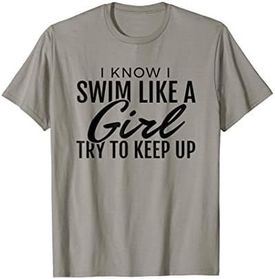 Swimming T shirt Gift Women Ladies Girls Swim Team