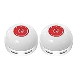 BC Master Night Light, Warm White LED Plug-In Nightlight, Touch Control, 3 Brightness Level for Baby, Kid, Adults, Bedroom, Room, Home with USB Charger for iPhone, iPad, Android Phone, 2 Pack