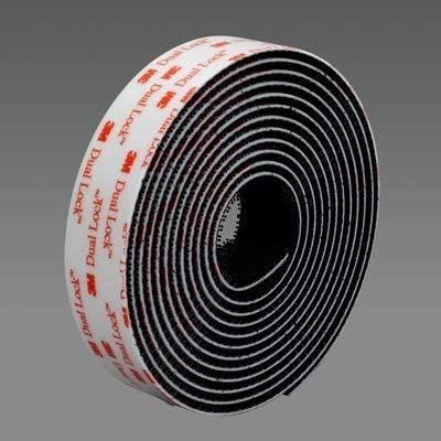 3M (SJ3550) Reclosable Fastener SJ3550 250 SM Black, 1 in x 50 yd