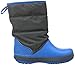 Crocs Kids' LodgePoint Snow Boot, Slate Grey/Ocean, 9 M US Toddler