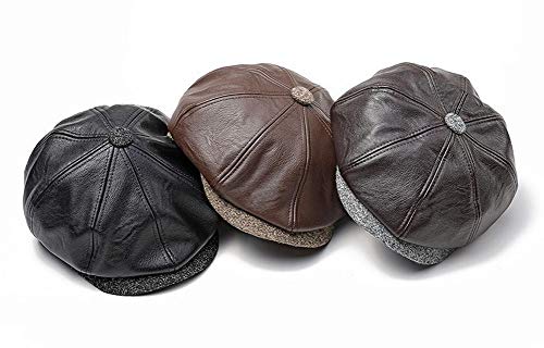Zegoo Unisex Newsboy Cap Ivy Cabbie Hat L/XL