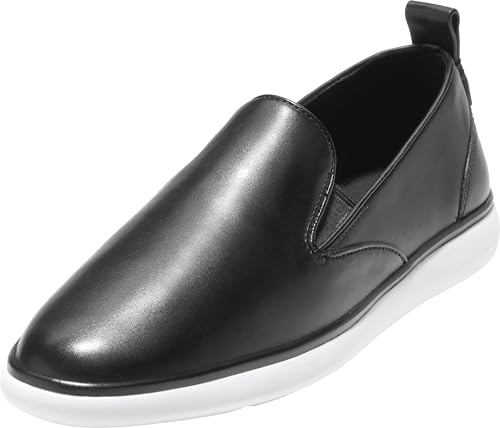 Cole Haan Women's Grand Ambition 2.0 Galena Loafers, Black Leather, 8.5-B US