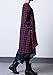 Mordenmiss Women's New Plaid Layers Irregular Hem Dress (1X, Blue)