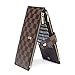 Daisy Rose Checkered Multi card Wallet Clutch - RFID Blocking Organizer Card Holder with zipper pockets -PU Vegan Leather