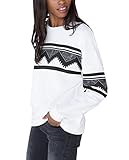 LTYY Women's Favorite White Printed Cardigan Sweater