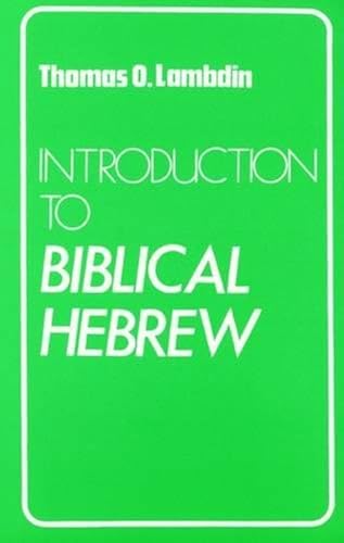 Download Introduction to Biblical Hebrew PDF