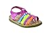 NY 36A Baby Girls Multi Colored Braided Gladiator Sandals Fushia