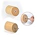 Wall Mounted Wooden Coat Hook Hat Hanger,INHDBOX 【5 Pcs】 Vintage Minimalist Organizer Craft Hat Rack Hooks