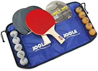 Joola Family Premium Table Tennis Bundle Set - 4 Regulation Ping Pong Paddles 10 Training 40Mm Ping Pong Balls And Carrying Case - For Training And Recreational Play - Indoor And Outdoor Compatible