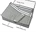 storageLAB Slim Under Bed Storage Containers, Adjustable Dividers for Shoes, Closet Organizers and Storage Bins, Space-Saving Underbed Organizers for Shoes and Accessories - 2 Pack, Gray