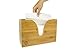 Bamboo Dual-Dispensing Multi-Fold Paper Towel Holder. Wall Mount or use on Counter Top, Table, or Sink for Portable Use. Houses Single, Z, C, Multi-Fold Paper/Hand Towels(Paper Towels Not Included)