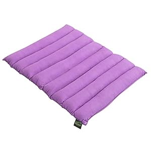 Laeto Zen Sanctuary Seat Cushion or Yoga Meditation Pilates Foldable Cushion Pillow Mat Ideal Floor Stadium Seat or Small Zabuton made from Firm Kapok in Cotton Linen Fabric 38x38cmx4cm