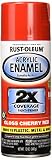 Rust-Oleum 271920 Automotive Acrylic Enamel 2X,12 oz, Gloss Cherry Red