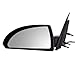Brock Aftermarket Replacement Driver Left Paint to Match Housing/Paint to Match Base Black Power Mirror without Heat Compatible with 2006-2013 Chevy Impala